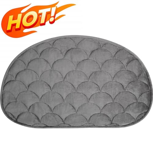 Uttermara Weighted Lap Blanket 5 lbs, Weighted Lap Pad for Adults, Reversible for All-Season Relaxation and Calming, Small Lap Pad for Nap Travel Home and Office, Grey, 23" x 38"