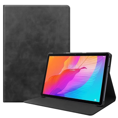 ZZOUGYY Tablet Cover for Huawei MatePad T10S AGS3-L09 /AGS3-W09 / T10 (2020 Release) 10.1",Ultra Slim Folio Stand Leather Casse for Huawei Honor 6 / Enjoy Tablet 2 AGS3-W00/AL00 (Black)