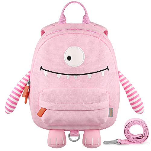 GAGAKU Toddler Backpack with Leash - Mini Kids Backpacks for Boys 2-5 Years Child Safety Backpack 3D Cartoon Animal Anti-Lost Preschool Backpack - Blue