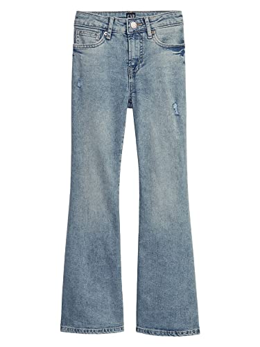 GAP Girls High Rise Flare Jeans Light WASH 5