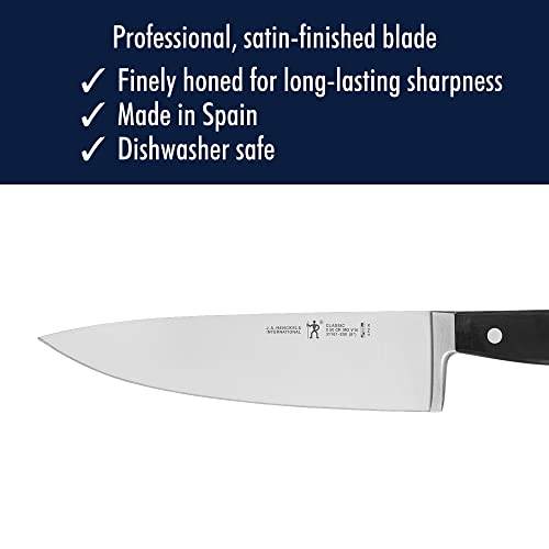 HENCKELS Classic Razor-Sharp 8-inch Slicing Knife, German Engineered Informed by 100+ Years of Mastery, Stainless Steel