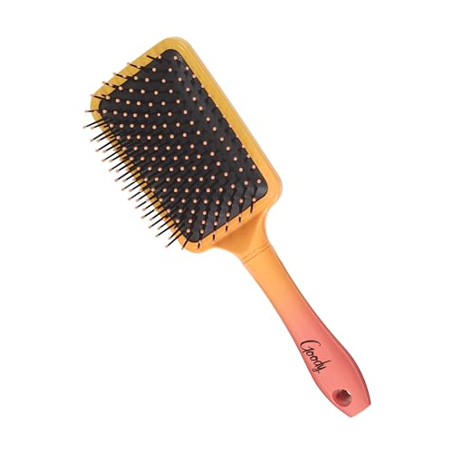 Goody Dream Detangle Paddle Brush, Yellow, Orange, & Pink Ombre 1 CT