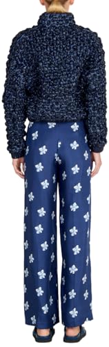 Silvia Tcherassi, Emine Pant, L, Navy Bloom