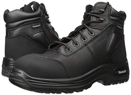 Reebok mens Trainex Work Safety Toe industrial and construction boots, Black, 7.5 US