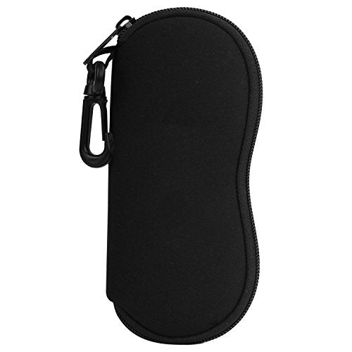 MoKo Eyeglass Soft Case, Neoprene Sunglasses Pouch with Clip - Starry Night