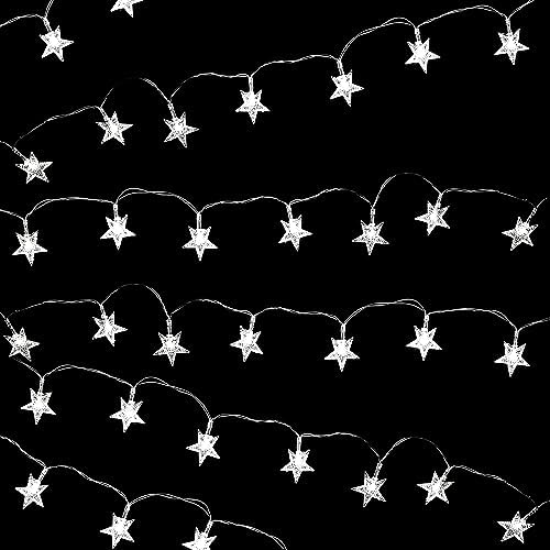 Star String Lights 100 LED Cool White Fairy Lights for Bedroom Party Wedding Xmas Holiday Light Decorations 49 Ft Waterproof Plug in for Indoor Outdoor 8 Modes Christmas Lights