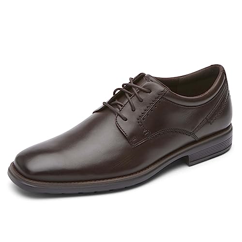 Rockport Men's Next Gen Plain Toe Oxford, New Brown, 9