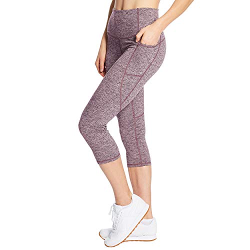 C9 Champion Women's High Waist Capri Legging, Craft Purple Heather, XS