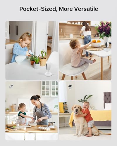 ZOSI Indoor Security Camera for Baby/Pet Monitor, C688 1080P Home Surveillance WiFi Camera with Phone App, AI Motion Detection, 2-Way Audio, Night Vision, SD Card/Cloud Storage, Works with Alexa