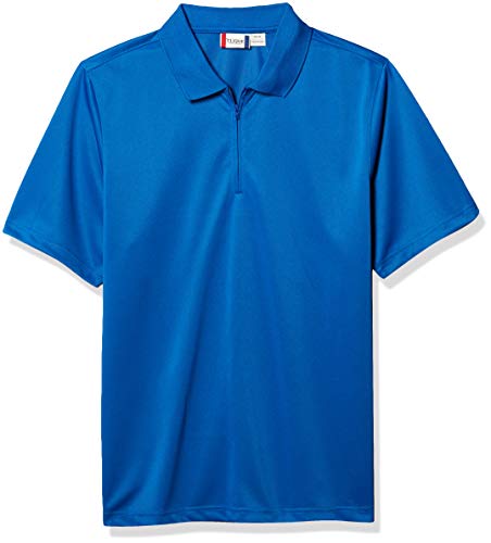 Clique Men's Malmo Snag-Proof Zip Polo, Royal Blue, Small