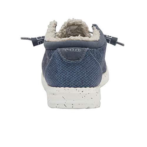 HEYDUDE Women's Cindy Dark Navy Size 5 | Women’s Shoes | Women’s Lace Up Boots | Comfortable & Light-Weight