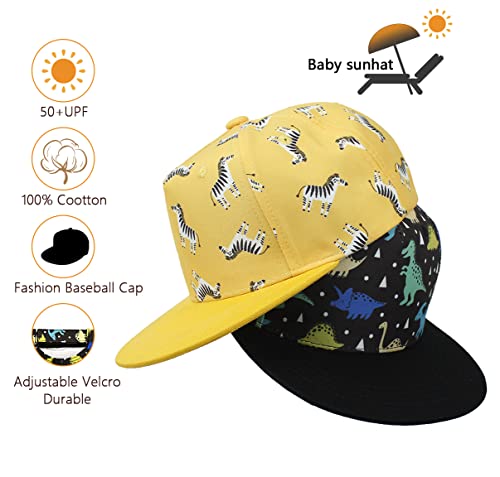 Kids Baseball Hat Toddler Boy Girl Sun Protection Hat Cotton Hats,Sun Hat for Baby Girls Boys Children (1-2 Years