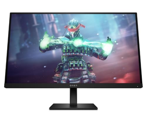 HP OMEN 27k UHD 144Hz Gaming Monitor, 4K UHD Display (3840 x 2160), IPS Panel, 99% sRGB, 95% DCI-P3, 16:9, OMEN Gaming Hub, 27k (2023),Black