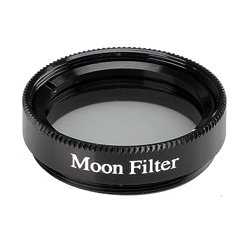 Starboosa 1.25 Inch Moon Filter Aluminum Frame Light Pollution Filter for Telescope Eyepieces