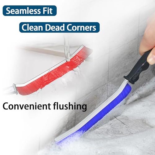 HENGDLOO Crevice Cleaning Brush,5 PCS Hard Bristle Crevice Brush,Multifunctional Gap Cleaning Brush Tools,Hard-Bristled Narrow Stiff Cleaning Brushes,for Bathroom Shower Tight Spaces Small Corner