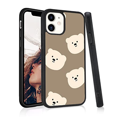 QISHANG Cute Mushroom Pattern for iPhone 11 Case Shockproof Anti-Scratch Protective Cover Soft TPU Hard Back Slim Cell Phone Case iPhone 11 for Boys Girls Teens Women Men