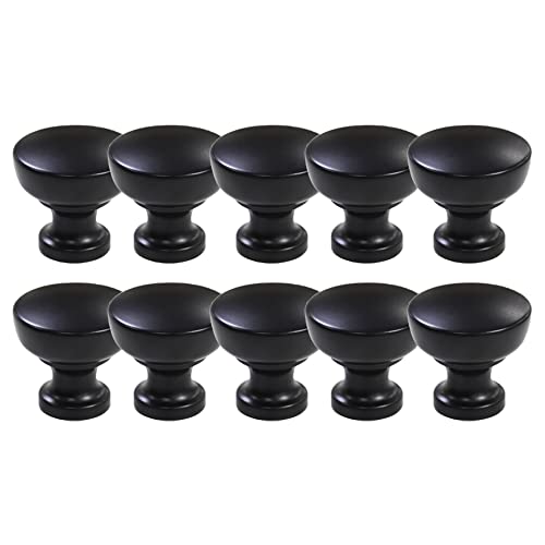 Design House 189209 Brody Knobs for Kitchen Bathroom Closet Dresser Cabinets, 10-Pack, Matte Black