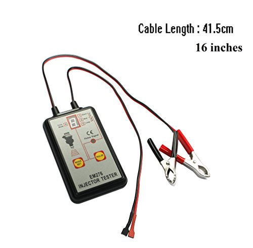 ALLOSUN Fuel Injector Cleaner Tester & Adapter DIY Cleaning Tool Kit Set (Fuel Injector Tester)