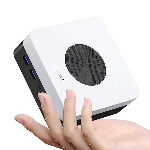 CHUWI 2024 LarkBox X Mini PC, Intel N100(3.4GHz), 12GB LPDDR5 RAM 512G M.2 SSD, Windows 11 Mini Desktop Computer, 4K@60Hz/Triple Display/USB3.2/WiFi 6/BT5.2/VESA/HDMI/Gigabit Ethernet for Home/Office