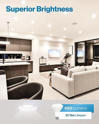 Sunco 64 Pack BR30 Light Bulbs LED, Recessed Can Light Bulbs, Indoor Flood Bulb, 850 LM, 11W (65W Equivalent), 2700K Soft White, Dimmable, E26 Base, for Home, Kitchen, Bedroom UL.