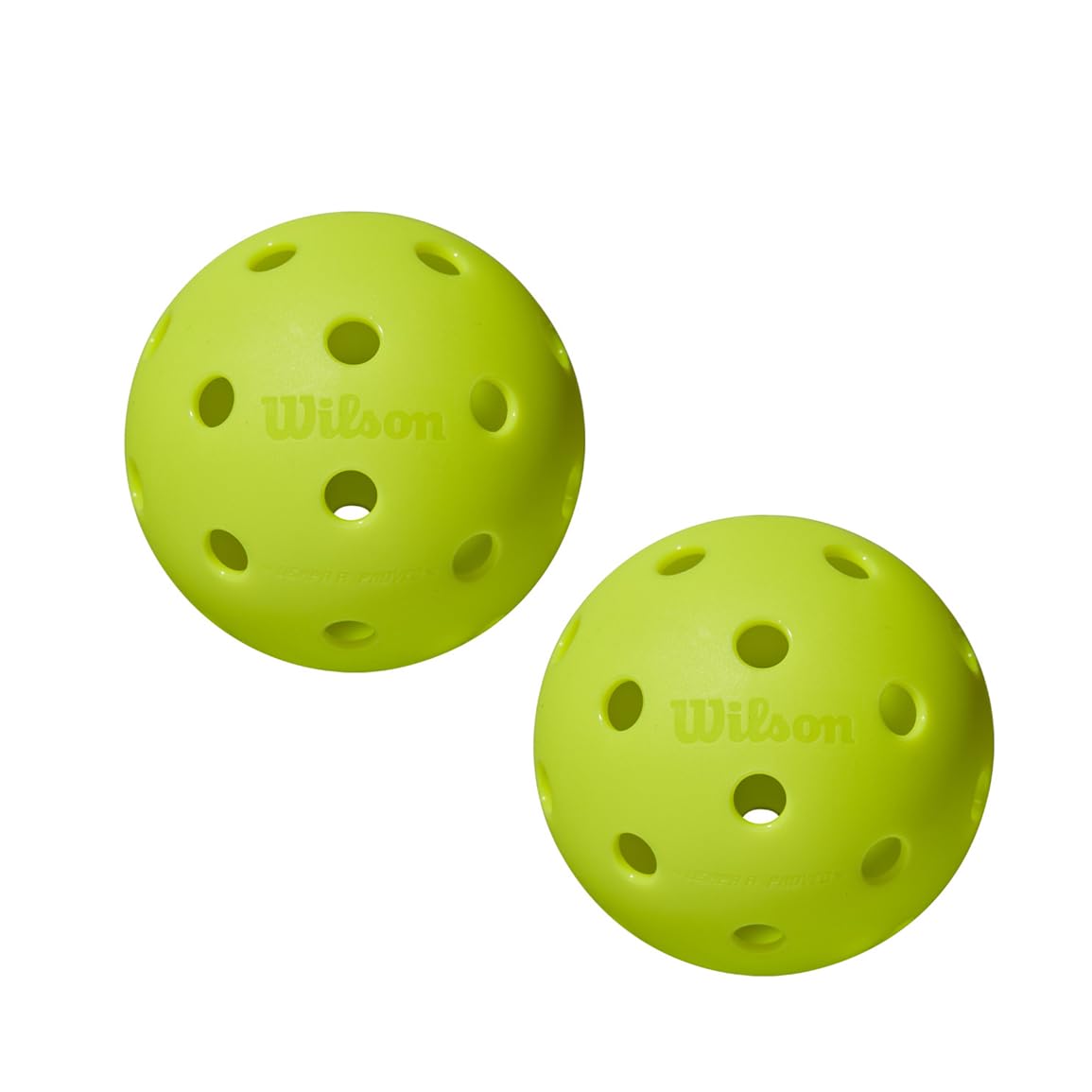 WILSON Tru 32 Pickleball Balls - 2 Pack, yellow