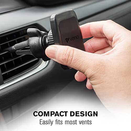 VENA Car Phone Holder, (6Netic) Square Magnetic Cellphone Car Mount, Universal Air Vent Holder for iPhone, Samsung, LG, Google, Motorola, Nokia, Other Smartphones