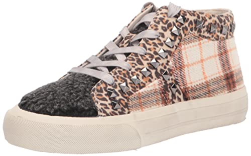 Jessica Simpson Women's Folliah Casual Sneaker, Dark Natural, 10