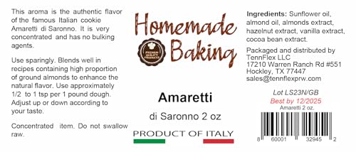 Premium Authentic Product of Italy Aroma Amaretti di Saronno, 2 oz
