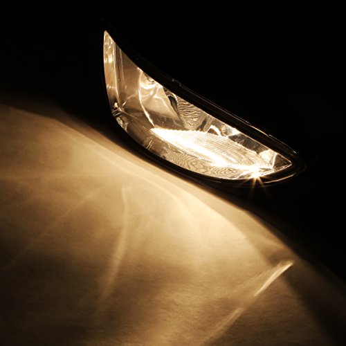 DNA MOTORING FL-ZTL-183-AM Front Bumper Fog Light Driver & Passenger Side Enhance visibility [Compatible with 04-05 Honda Civic DX HX]