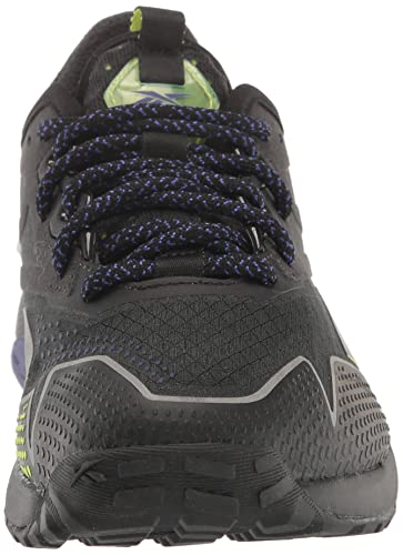 Reebok Unisex Nano X2 Tr Adventure Cross Trainer, Black/Bold Purple/Acid Yellow, 11 US Men