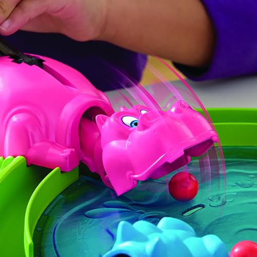 Hungry Hungry Hippos Game for Preschoolers | Instant Marble Relaunch, Easy Set-Up & Storage| Ages 4 and Up | 2 to 4 Players | Kids Games