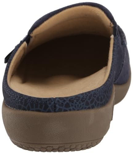 Spenco Women's Siesta Slide Mosaic Mule, Peacoat, 8 Wide