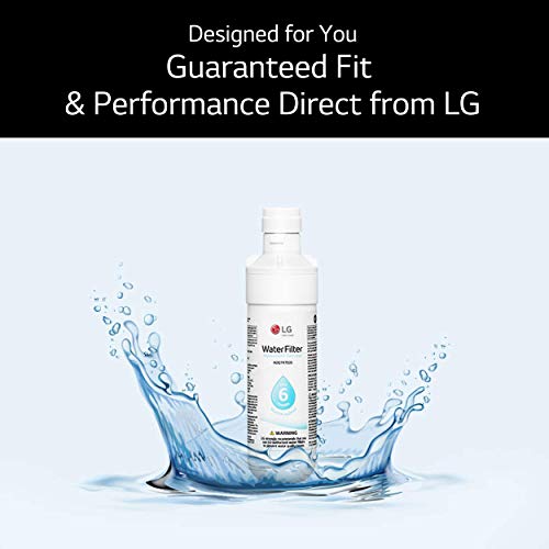 LG LT800P- 6 Month / 200 Gallon Capacity Replacement Refrigerator Water Filter (NSF42 and NSF53) ADQ73613401, ADQ73613408, or ADQ75795104 , White