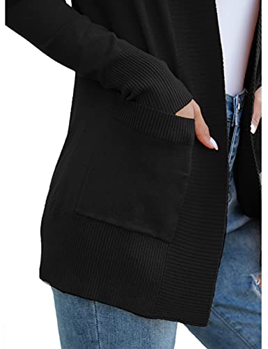REDHOTYPE Women's Cardigan Sweater Open Front Summer Lightweight Cardigans With Pockets（S-XL）
