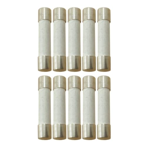 Aitruman 5 Amp 250V Fast Blow Ceramic Fuse 6x30mm (10Pack)