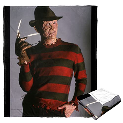 Northwest Nightmare on Elm Street Silk Touch Throw Blanket, 50" x 60", Don’t Mess with Freddy