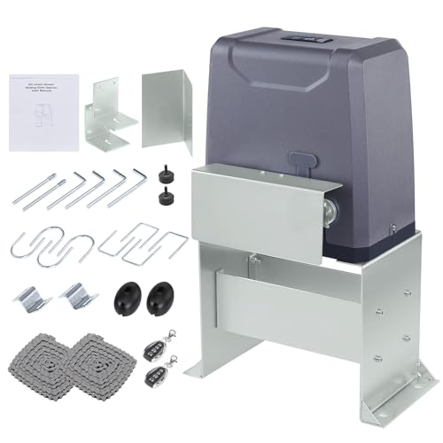 CO-Z 3300 lb APP Smart Automatic Sliding Gate Opener with 2 Remote Controls, Electric Driveway Slide Gate Motor, Complete Gate Operator Hardware Security System Kit for Sliding Gate Up to 40 Feet