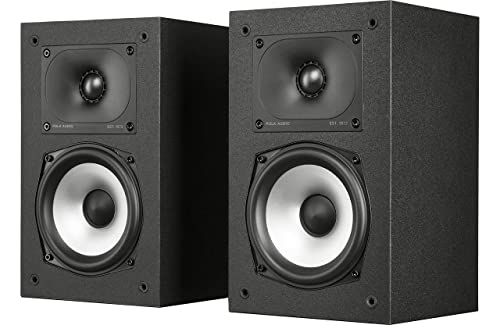 Polk Audio Monitor XT10 Subwoofer (2022) + XT15 Bookshelf Speakers - Dolby Atmos & DTS:X Compatible Home Audio Bundle