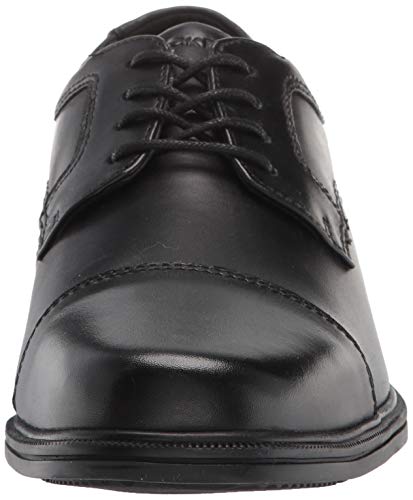 Rockport mens Rockport Men's Robinsyn Waterproof Cap Toe Oxford, Black, 9.5 Wide US