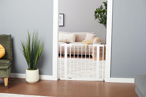 Safety 1st Easy Install 28" High Walk Thru Gate, Fits Between 29" and 38"