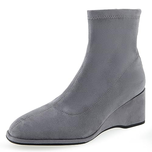 Aerosoles Women's ANOUK Mid Calf Boot, Grey Faux Suede, 8.5