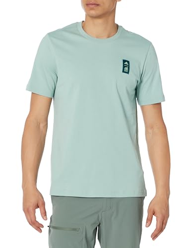 adidas Men's Mexico Alphaskin Graphic T-Shirt, Hazy Green, X-Small