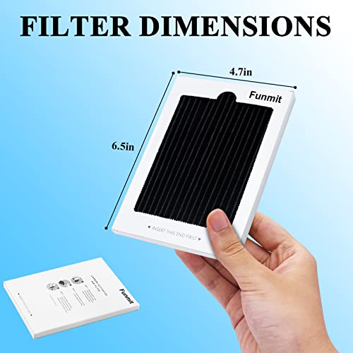 Funmit Refrigerator Air Filter Replacement Compatible with Frigidaire PAULTRA Pure Air Ultra and Electrolux EAFCBF Fridge Replace 242061001, 242047801, 242047804-3 Pack