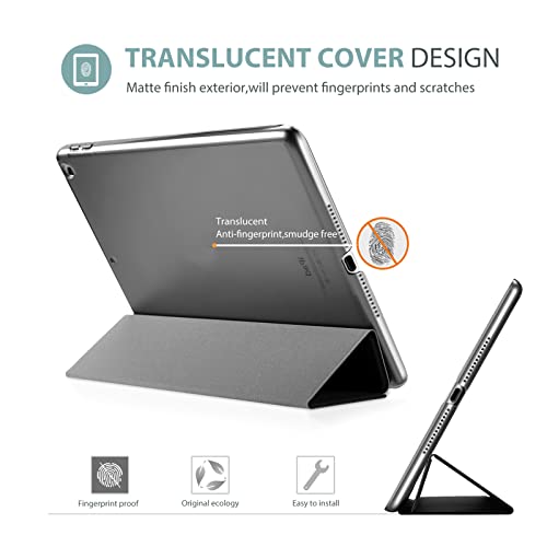 ProCase Smart Case for iPad 9.7 Inch iPad 6th/5th Generation Case 2018 2017(Model: A1893 A1954 A1822 A1823), Ultra Slim Lightweight Stand Case with Translucent Frosted Back Smart Cover -Mint