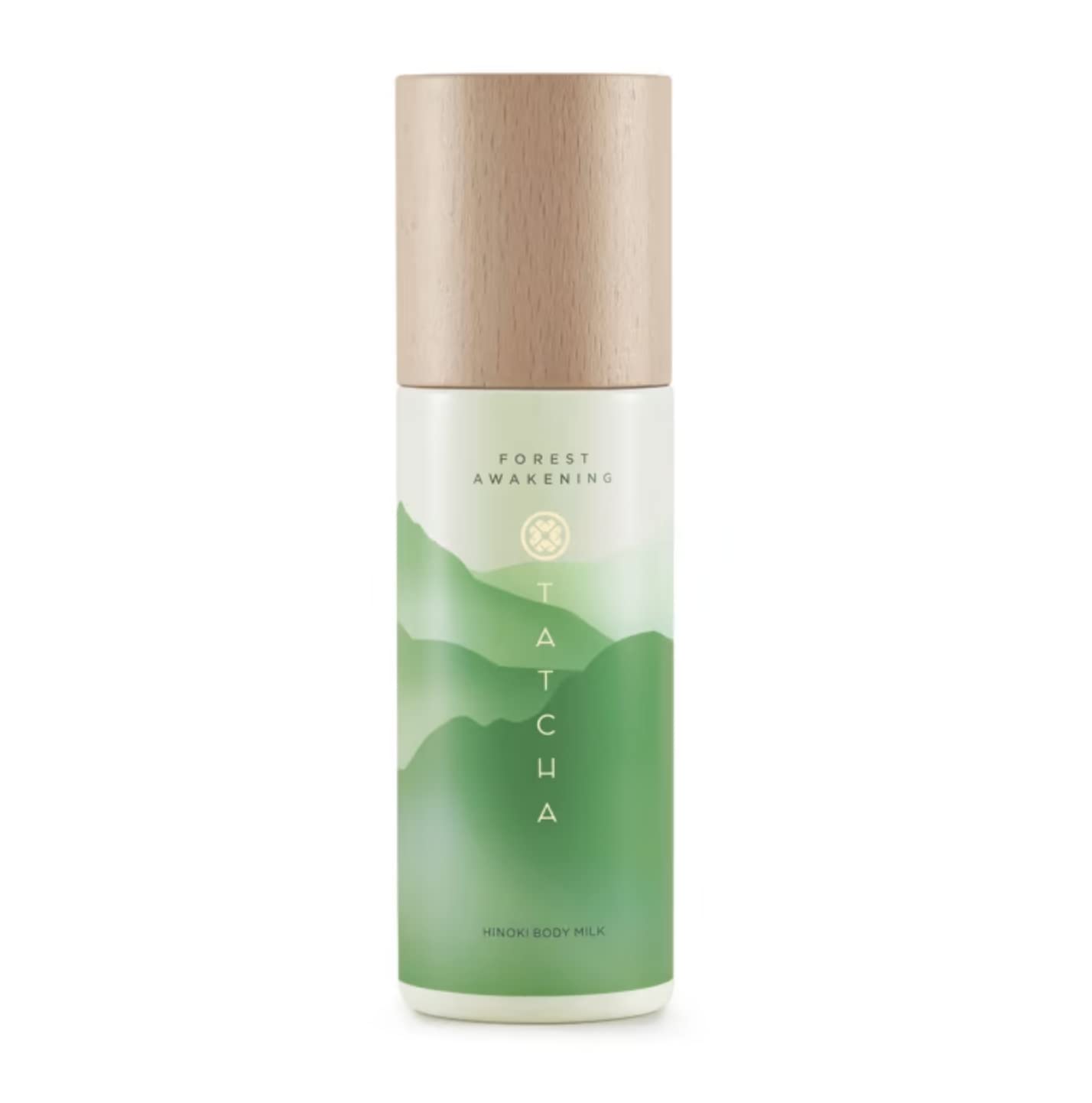 TATCHA Forest Awakening Hinoki Body Milk | Lightweight Milky Lotion to Renew Dry Skin, 132 ml | 4.5 fl oz