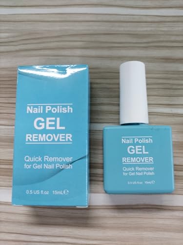Nail Polish Remover, (3PCS) Gel Nail Polish Remover, Professional Removes Soak-Off Gel Nail Polish and UV Art Nail Lacquer, Don't Hurt Your Nails - 15Ml