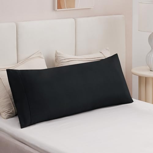 Bedsure Body Pillow Case Cover - Polyester Microfiber Long Pillow Cases, Ultra Soft and Cozy Body Pillowcase with Envelope Closure, 1 Pack, 20x54 Inches