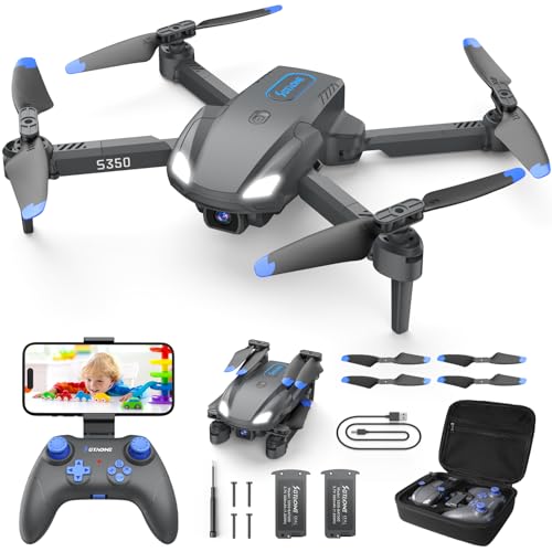 SOTAONE S350 Drone with Camera for Adults, Mini Drones for Kids with 1080P HD FPV Live Video, Remote Control Helicopter Toys Gifts for Boys Girls, Altitude Hold, One Key Start, 2 Batteries, Carry Case