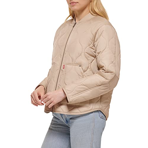 Levi's Women's Onion Quilted Liner Jacket, Sesame, Small