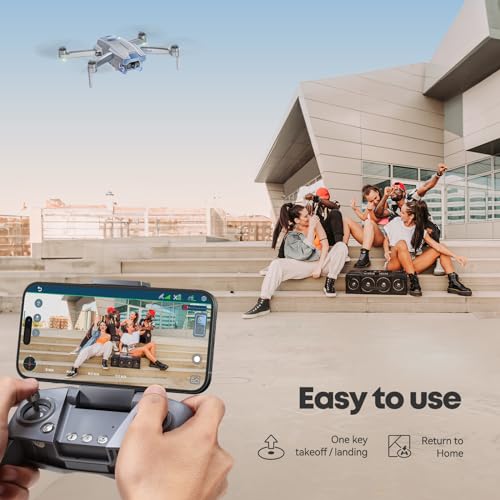 Veeniix V11MINI Drones with Camera for Adults 4K 60Min Flight Time, Under 250g, 5GHz WiFi Transmission, GPS Auto Return, Waypoints, Follow Me, Circle Fly, Easy to Fly Gift for Beginner